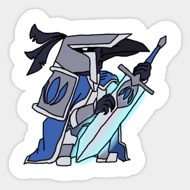 Kenku Paladin Sticker by NathanBenich